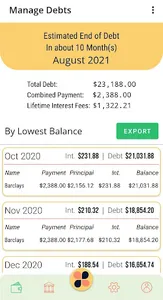 Debt Planner & Calculator screenshot 2