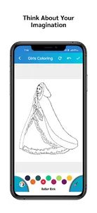 Girls Coloring Book screenshot 2