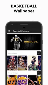 Basketball Wallpaper screenshot 1