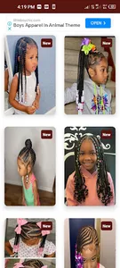 Kids hairstyle for girls 2023 screenshot 2