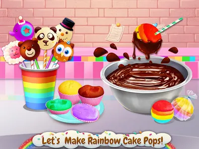 Rainbow Desserts Bakery Party screenshot 1