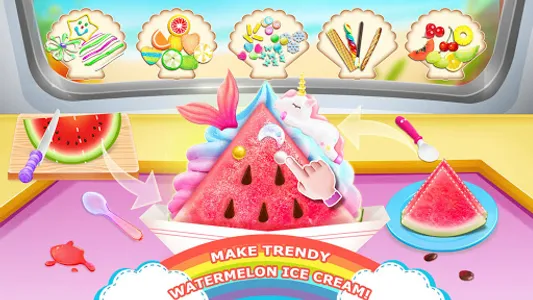 Unicorn Chef Ice Cooking Games screenshot 10