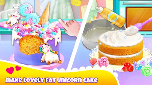 Girl Games: Unicorn Cooking screenshot 1