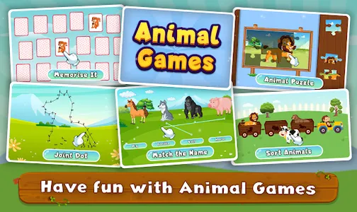 Animal Sounds & Games for Kids screenshot 2