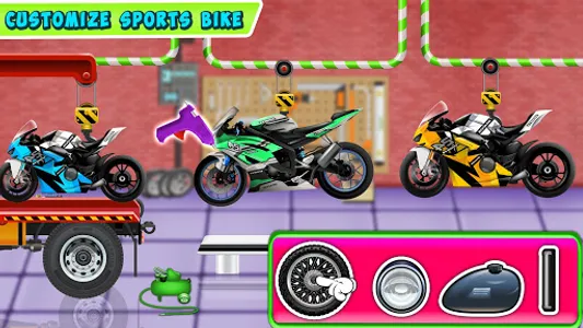 Motorcycle Maker Factory Games screenshot 14