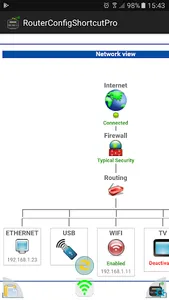 Router Config Shortcut Pro screenshot 1