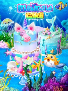 Unicorn Mermaid Cake screenshot 0