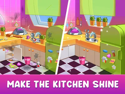 Dollhouse Cleaning For Kids screenshot 2