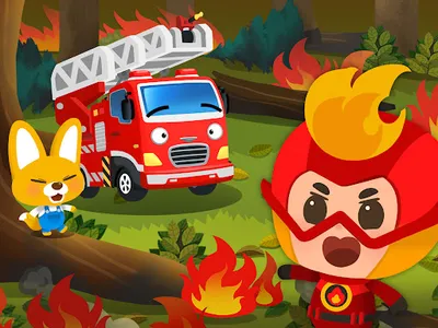 뽀로로 히어로 동화 - 슈퍼 히어로, 얼음 공주, 독서 screenshot 17