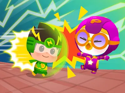 뽀로로 히어로 동화 - 슈퍼 히어로, 얼음 공주, 독서 screenshot 18