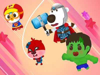 뽀로로 히어로 동화 - 슈퍼 히어로, 얼음 공주, 독서 screenshot 19