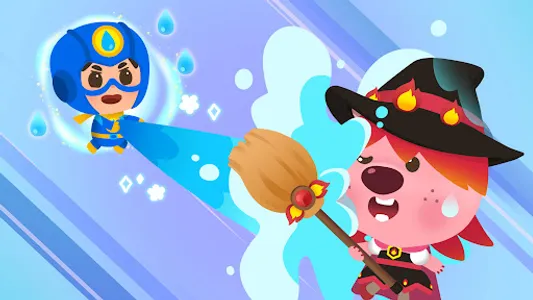 뽀로로 히어로 동화 - 슈퍼 히어로, 얼음 공주, 독서 screenshot 2