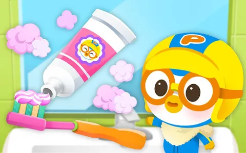 Pororo Brush Teeth - Kid Habit screenshot 0