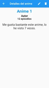 Lista de animes vistos screenshot 3