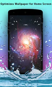 3D Galaxy Live Wallpaper screenshot 5