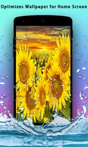 Sunflowers Live Wallpaper screenshot 5