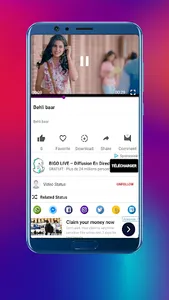 Vid-injoy-watch status screenshot 2