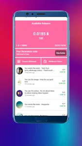 Vid-injoy-watch status screenshot 3
