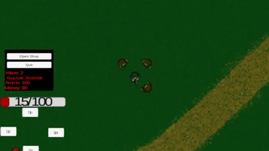2D Zombie Wave Survivor screenshot 3