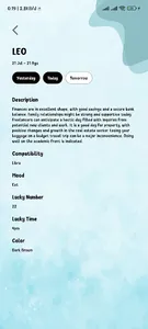 Kimai Horoscope screenshot 2