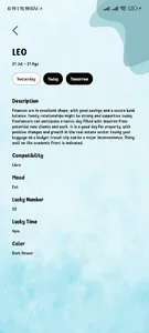 Kimai Horoscope screenshot 3