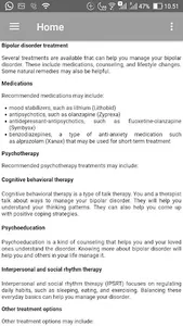 Bipolar Disorder : Treatment screenshot 6