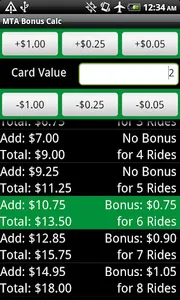 MTA Bonus Calc - NYC Subway screenshot 3