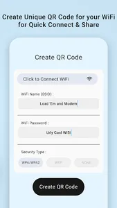 WIFI QR Code Scanner & Creator screenshot 1