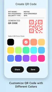 WIFI QR Code Scanner & Creator screenshot 14