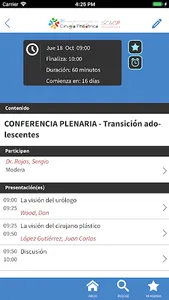 45° Congreso Cirugía Pediátric screenshot 2