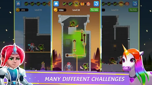 Hero Rescue - Pin Puzzle - Pul screenshot 0