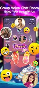 ViYa - Group Voice Chat Rooms screenshot 1