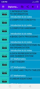 Diploma in i.c.t notes screenshot 0