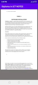 Diploma in i.c.t notes screenshot 4