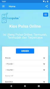 KiosPulsa.ID -  Isi Pulsa dan  screenshot 0