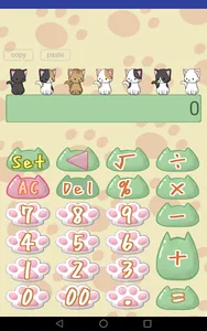 Calculator of cute cat screenshot 2