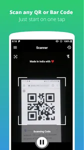 QR and Barcode Scanner screenshot 1