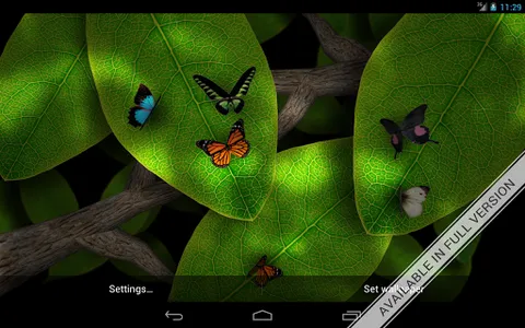 Tap Leaves Free Live Wallpaper screenshot 10