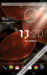 Tap Leaves Free Live Wallpaper screenshot 5