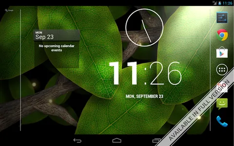 Tap Leaves Free Live Wallpaper screenshot 8