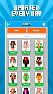 Skins Girls for Minecraft PE screenshot 1