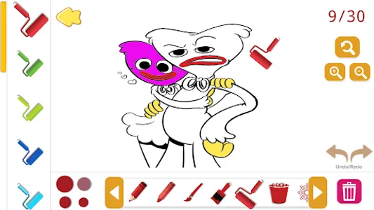 playtime kissy missy coloring screenshot 11