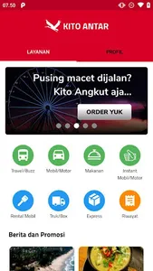 Kito Antar - Transportasi Kito screenshot 1