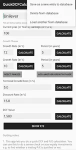 DCF Calculator - Intrinsic Val screenshot 3