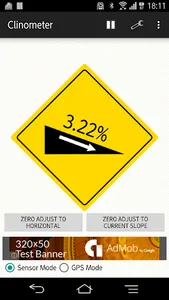 Clinometer screenshot 3