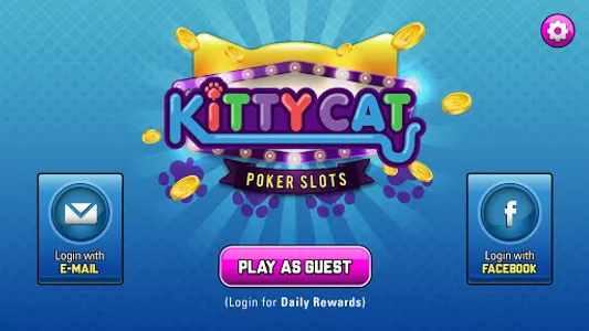 Kitty Cat Poker Slots Casino screenshot 0