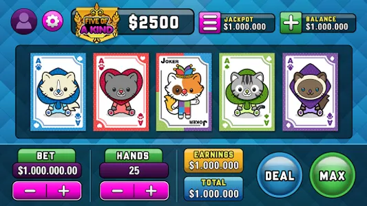 Kitty Cat Poker Slots Casino screenshot 4