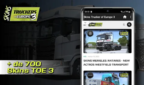 Skins Truckers Of Europe 3 screenshot 1