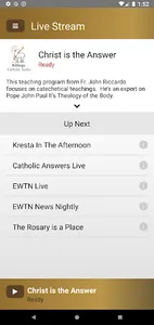 KJCR Billings Catholic Radio screenshot 2