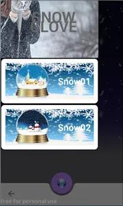 힐링을위한 스노우볼 screenshot 2